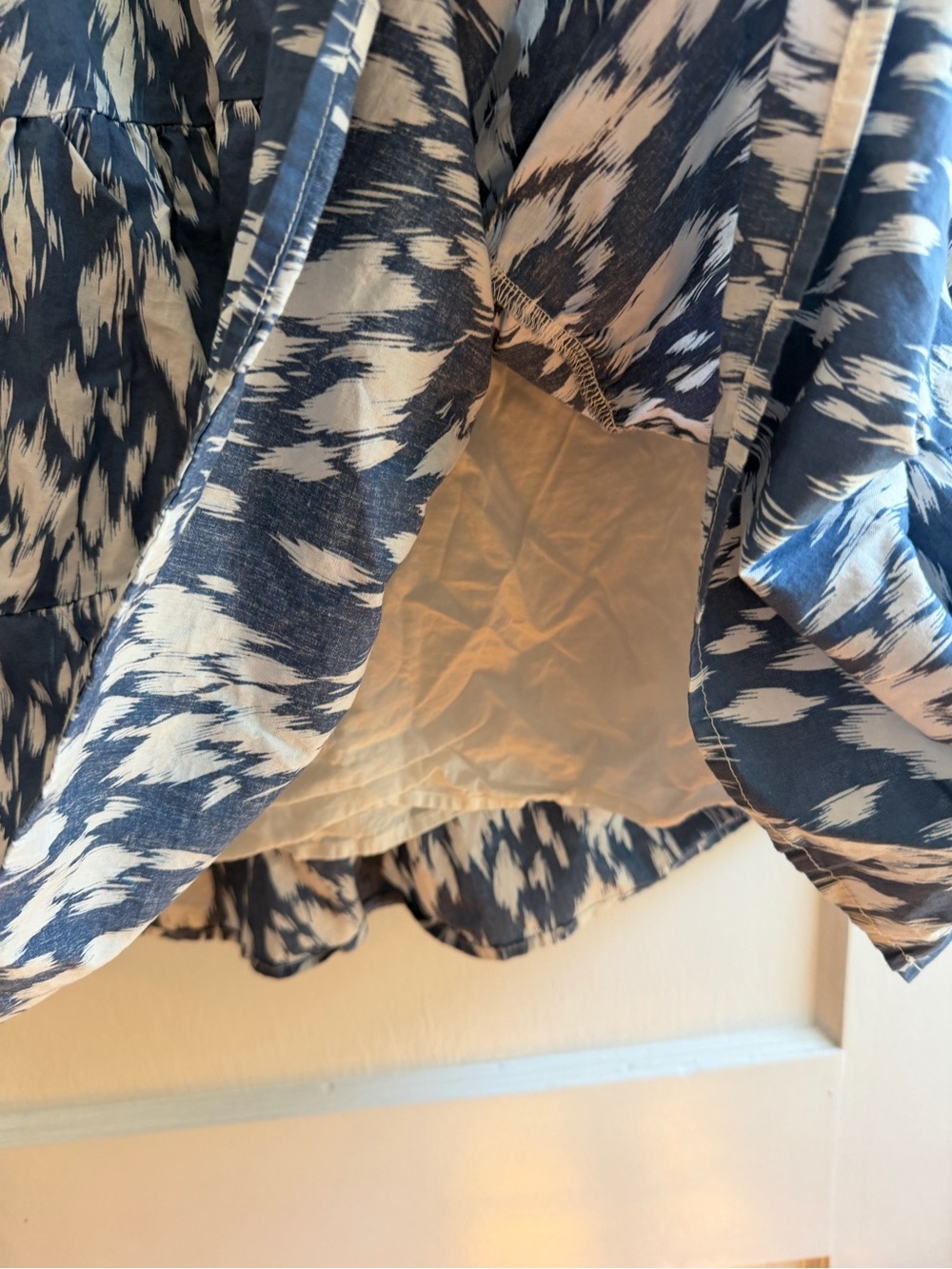 Anthropologie ๐ฉต Mini Dress Puff Puff Sleeve Medium - Picture 10 of 12